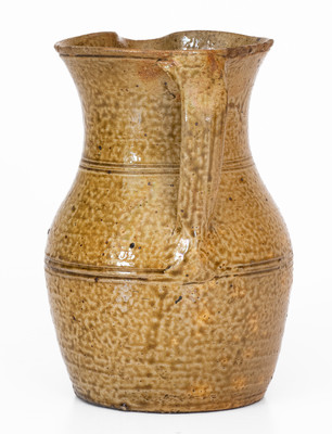 Fine attrib. Jeremiah Franklin Morton, Perry County, Alabama Stoneware Pitcher