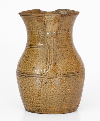 Fine attrib. Jeremiah Franklin Morton, Perry County, Alabama Stoneware Pitcher
