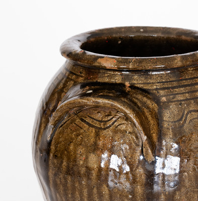 Catawba Valley, North Carolina Alkaline-Glazed Stoneware Jar, c1850-1880