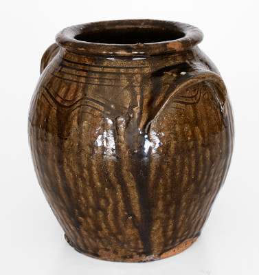Catawba Valley, North Carolina Alkaline-Glazed Stoneware Jar, c1850-1880