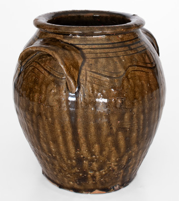 Catawba Valley, North Carolina Alkaline-Glazed Stoneware Jar, c1850-1880
