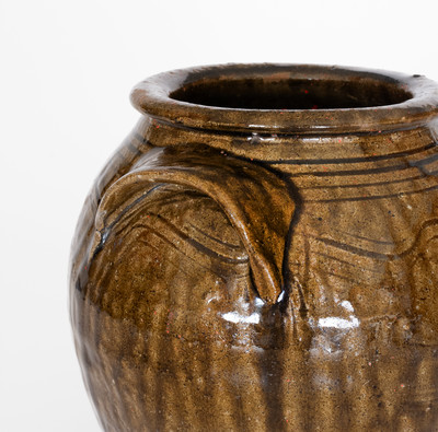 Catawba Valley, North Carolina Alkaline-Glazed Stoneware Jar, c1850-1880