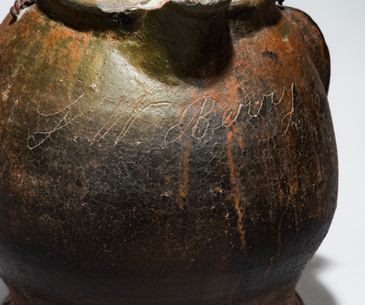 Extremely Rare and Important "Made By Wm. Decker / July 9th 1892" Presentation Face Jug, Washington Co, TN