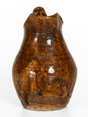 Extremely Rare JS PENLAND (Buncombe County, NC) Small-Sized Stoneware Pitcher