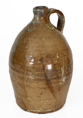 Alkaline-Glazed Stoneware Jug w/ Rutile Decoration, possibly Bland County, Virginia