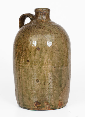 Crawford County, Georgia Alkaline-Glazed Stoneware Jug
