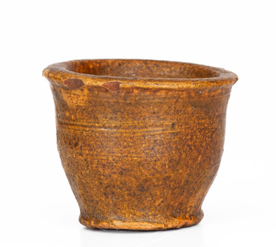 Miniature Eastern Tennessee Redware Jar, 19th century