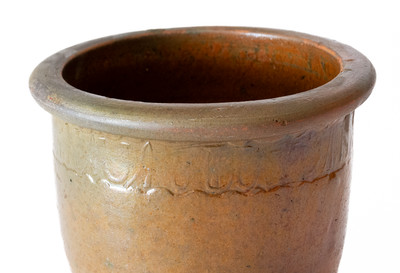 Rare C.A. HAUN & CO NO 1 (Christopher Alexander Haun, Greene Co, TN) Redware Jar