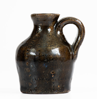 Miniature Catawba Valley, North Carolina Alkaline-Glazed Stoneware Jug