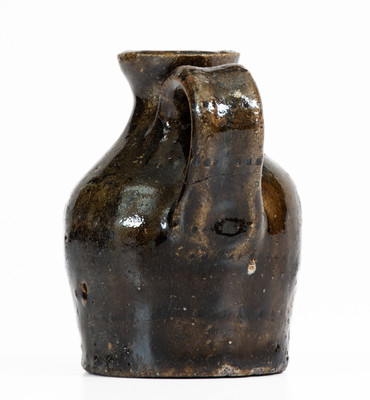 Miniature Catawba Valley, North Carolina Alkaline-Glazed Stoneware Jug