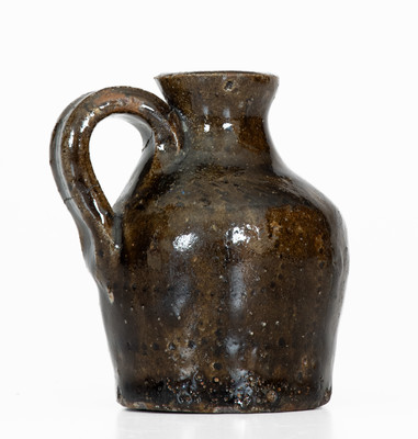 Miniature Catawba Valley, North Carolina Alkaline-Glazed Stoneware Jug