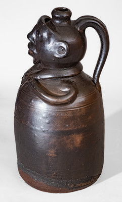 171. Pottery,FaceJug,Figural- Grinstaff, TN (358)