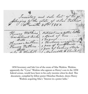 Exceedingly Rare and Important "Silas Watkins / 1846" Redware Jar, Randolph or Guilford Counties, NC