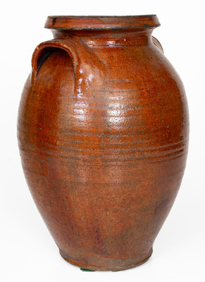 Glazed Redware Jar, probably Click Pottery, Greene County, Tennessee, c1830-70