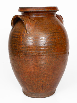 Glazed Redware Jar, probably Click Pottery, Greene County, Tennessee, c1830-70