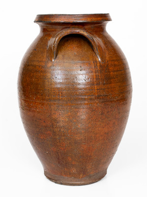 Glazed Redware Jar, probably Click Pottery, Greene County, Tennessee, c1830-70