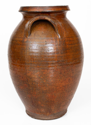 Glazed Redware Jar, probably Click Pottery, Greene County, Tennessee, c1830-70