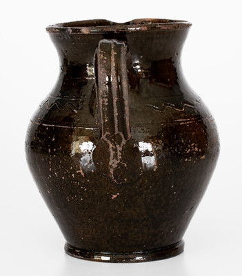 Manganese-Glazed Redware Pitcher, probably Greene County, Tennessee