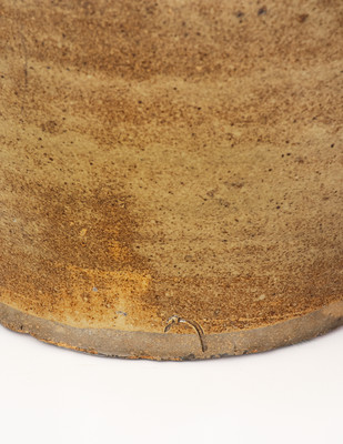 Attrib. Rev. John Landrum, Horse Creek Valley, Edgefield District, SC Stoneware Jar w/ Horseshoe Stamp