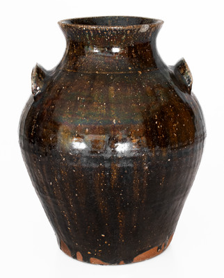 Buncombe County, North Carolina Alkaline-Glazed Stoneware Jar, second half 19th century