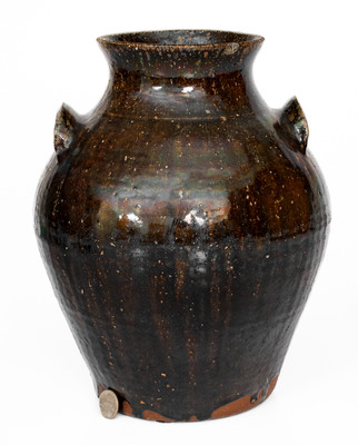 Buncombe County, North Carolina Alkaline-Glazed Stoneware Jar, second half 19th century