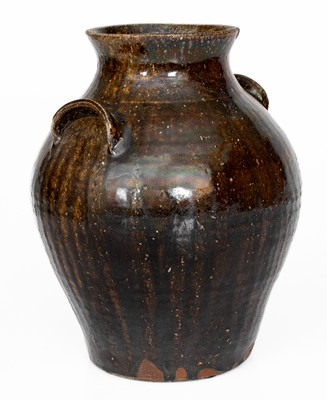 Buncombe County, North Carolina Alkaline-Glazed Stoneware Jar, second half 19th century