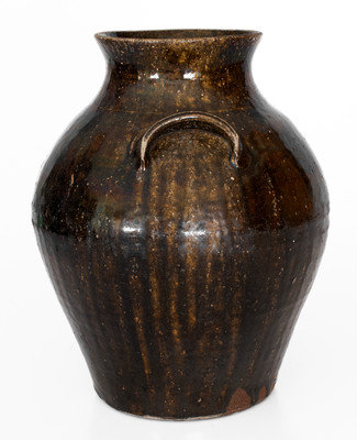 Buncombe County, North Carolina Alkaline-Glazed Stoneware Jar, second half 19th century