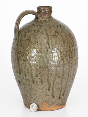 Alkaline-Glazed Stoneware Jug, probably Thomas Owenby Pottery, Union District, South Carolina