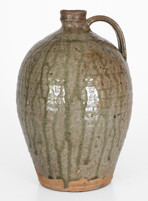 Alkaline-Glazed Stoneware Jug, probably Thomas Owenby Pottery, Union District, South Carolina