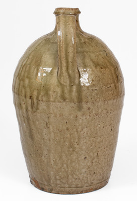 Alkaline-Glazed Stoneware Jug, possibly Thomas Owenby Pottery, Union District, SC, c1860