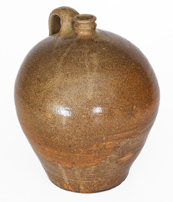 Fine Rev. John Landrum, Horse Creek Valley, Edgefield District, SC Stoneware Jug, Stamped "II"