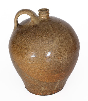 Fine Rev. John Landrum, Horse Creek Valley, Edgefield District, SC Stoneware Jug, Stamped "II"