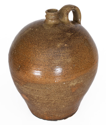 Fine Rev. John Landrum, Horse Creek Valley, Edgefield District, SC Stoneware Jug, Stamped "II"