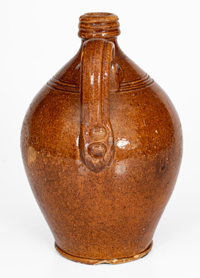 Extremely Rare "T.I.M.4" (Thomas Myers, Smyth County, Virginia) Redware Jug