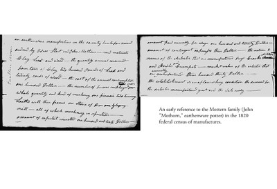 Exceedingly Rare and Important WHM (William Henry Mottern, Carter County, TN) Redware Jar w/ Lid