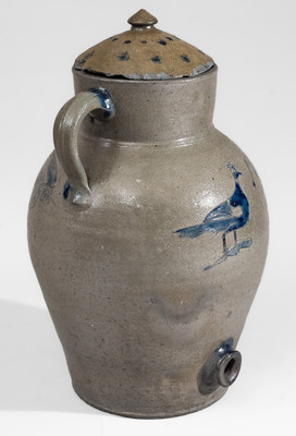 316. Pottery,Watercooler,Cobalt,TN- Dated 1842, JL FLoyd (632)