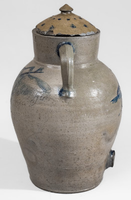 316. Pottery,Watercooler,Cobalt,TN- Dated 1842, JL FLoyd (632)