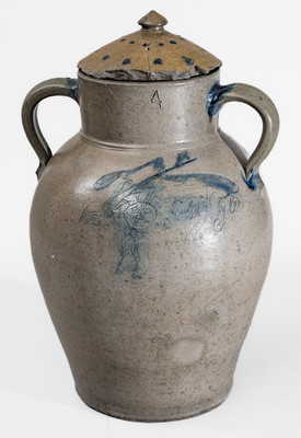 Exceedingly Rare and Important "John Tyler Vetoes Nobody" 1842 Water Cooler by John Floyd, Knoxville, TN