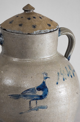 Exceedingly Rare and Important "John Tyler Vetoes Nobody" 1842 Water Cooler by John Floyd, Knoxville, TN