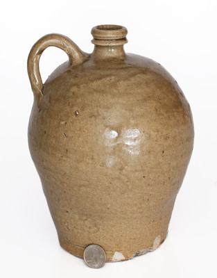 Attrib. B.F. Landrum, Edgefield District, SC Stoneware Jug, c1850