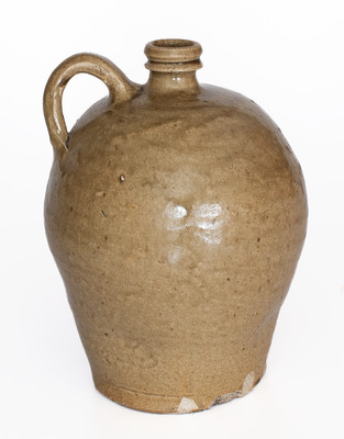 Attrib. B.F. Landrum, Edgefield District, SC Stoneware Jug, c1850