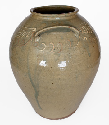 Rare Large-Sized CHANDLER / MAKER (Thomas Chandler, Edgefield District, SC) Stoneware Jar