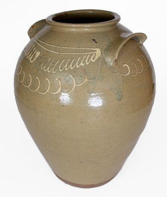 Rare Large-Sized CHANDLER / MAKER (Thomas Chandler, Edgefield District, SC) Stoneware Jar