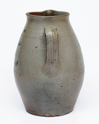 Rare attrib. Lewis Haun, Greene County, TN Cobalt-Decorated Stoneware Pitcher