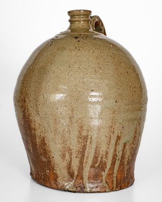 Fine Stoneware Jug Incised "Lm," David Drake, Edgefield District, South Carolina