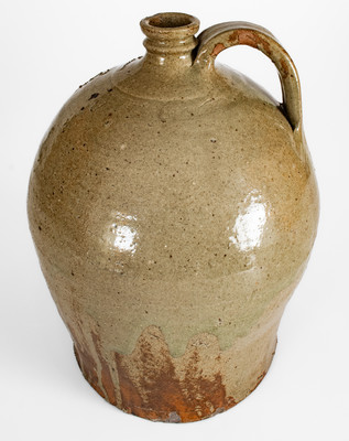 Fine Stoneware Jug Incised "Lm," David Drake, Edgefield District, South Carolina