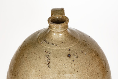 Fine Stoneware Jug Incised "Lm," David Drake, Edgefield District, South Carolina