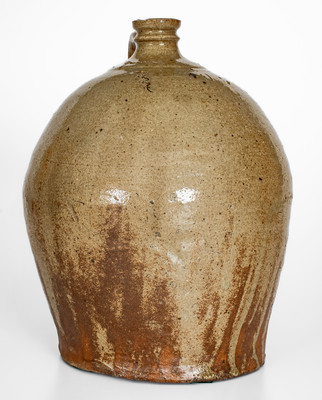 Fine Stoneware Jug Incised "Lm," David Drake, Edgefield District, South Carolina
