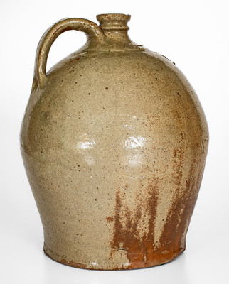 Fine Stoneware Jug Incised "Lm," David Drake, Edgefield District, South Carolina