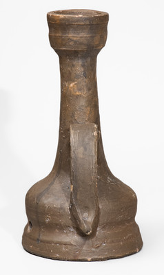 Tennessee Stoneware Candlestick, late 19th or early 20th century